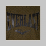 Everlast olivové pánske tričko s čiernym logom, materiál 100%bavlna 